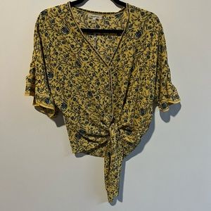 Max Studio floral print blouse